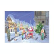 Sellmer Seasonal Decorative Santa in Village Christmas Advent Calendar