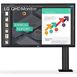 LG 27 inch QHD Ergo IPS Monitor with USB Type-C