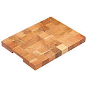 Home Life Boutique Chopping Board 15.7"x11.8"x1.5" Solid Acacia Wood