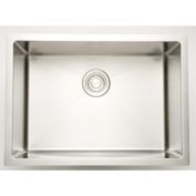 American Imaginations Undermount Chrome Laundry Sink in Stainless Steel Finish