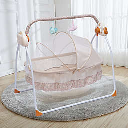 Stock Preferred Baby Infant Sleeping Bed Cradle Khaki 103*75*86cm