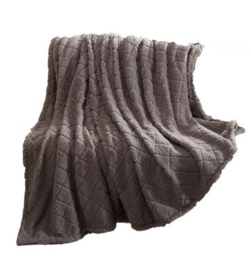 Coleman Sherpa Blanket Charcoal Twin