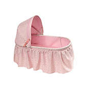 Badger Basket Co. Kids Folding Doll Cradle - Pink Rosebud