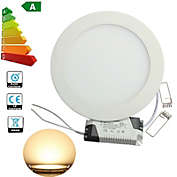 Stock Preferred LED Recessed Ceiling Panel Down Lights Slim Lamp 2PCS 12W Round