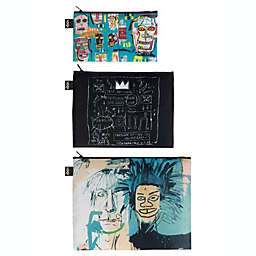 LOQI Museum Jean Michel Basquiat Zip Pockets