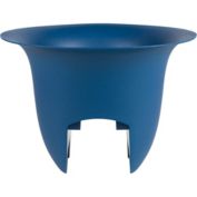 Bloem Modica Plastic Rail Planter, Classic Blue, 12"