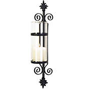 Gallery of Light Matte Black Wall Candle Column