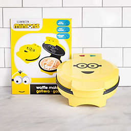 Uncanny Brands Minions Kevin Waffle Maker- Iconic Minion on Your Waffles - Waffle Iron