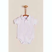 Babycottons Pima Colors Short Sleeve Polo Bodysuit