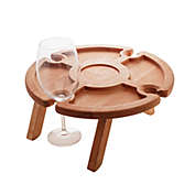 Wolff Liptus Collection Wooden Serving Platter with holder for cups 37x16cm