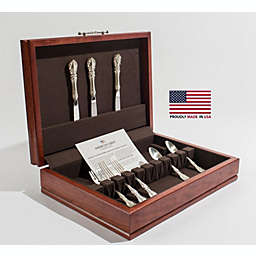 Traditions Flatware Chest, Solid American Cherry Hardwood with Rich Mahogany Finish