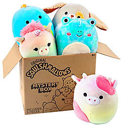 Squishmallows 5" Plush Mystery Box, 5-Pack - Official Kellytoy - Assorted Set of Various Styles - Soft Squishy Stuffed Animal Toy