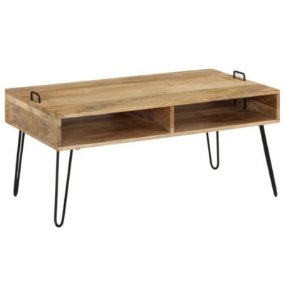 show original title Details about   Coffee Table Mango Wood 120x60x30 cm NEW/OVP 
