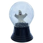 Alexander Taron 5" Black and White Perzy Smiling Ghost Medium Halloween Snow Globe