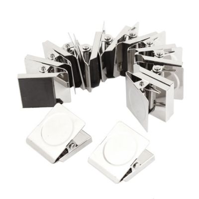 16PC Magnetic Metal Clip Strong Magnets Clips Refrigerator Whiteboard Wall Gift 