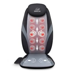 Snailax Shiatsu Back Massager with Heat & Vibration, Massage Seat Cushion - 256