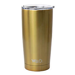 WAO 18oz  Thermal Tumbler with Acrylic Lid in Dark Gold