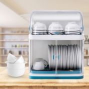 Stock Preferred 2-Tier Kitchen Dish Drying Rack with Lid