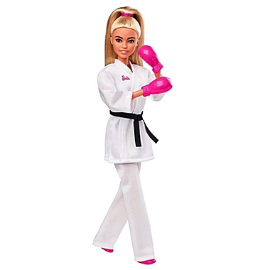 Barbie Olympic Games Tokyo 2020 Karate Doll with Karate Uniform, Tokyo 2020. View a larger version of this product image.