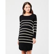 Ripe Maternity Valerie Up/Down Ripe Maternity Nursing Tunic Black / Ecru
