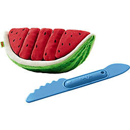 HABA Biofino Watermelon Washable Plush Play Food with 5 Slices