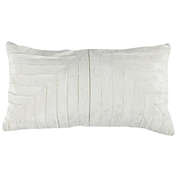 Classic Home Laurant 14"x 26" Velvet Throw Pillow in Ivory by Kosas Home