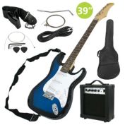 Segawe 30/39" Electric Guitar Kids +Gig Bag Case ++5/10 Watt Amp, Multi