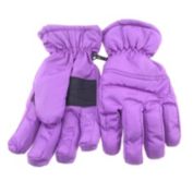 Kitcheniva 23cm Kids Winter Knit Men Women Waterproof Skiing Gloves, Deep Purple