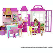 Barbie Cook ‘n Grill Restaurant Playset with Barbie Doll, 30+ Pieces & 6 Play Areas Including Kitchen, Pizza Oven, Grill & Dining Booth, Gift for 3 to 7 Year Olds