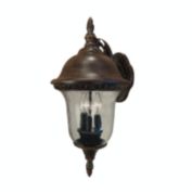 Special Lite Products Glenn Aire F-3991-CP-SG Large Top Mount Light with Seedy Glass - Copper