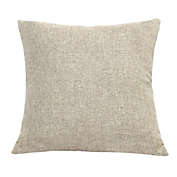 HomeRoots Decor. Beige Tweed Square Accent Pillow.