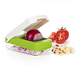 Starfrit - Onion Chopper, Convenient Opening and Cleaning Tools Included, Green