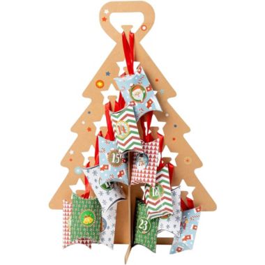 Juvale Christmas Advent Calendar Tree with Mini Gift Boxes (17.5 x 12.2 in)  | Bed Bath & Beyond