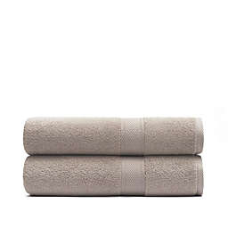 Standard Textile Home - Plush Towels (Lynova), Clay, Bath Towel Set of 2