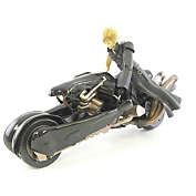 Final Fantasy Advent Children Cloud Strife And Fenrir Motorcycle Action Figure