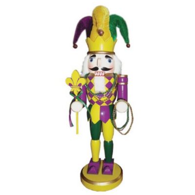 Mardi Gras Carnival Fat Tuesday Christmas Nutcracker 14 Inch