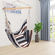 Novashion Large Portable Hammock Air Deluxe Hanging Rope Swing Chair