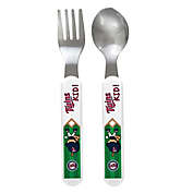 BabyFanatic Fork And Spoon Pack - MLB Minnesota Twins - Officially Licensed Toddler & Baby Safe Set