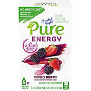 Crystal Light Pure Energy Powdered Drink Mix, Mixed Berry, 6 CT