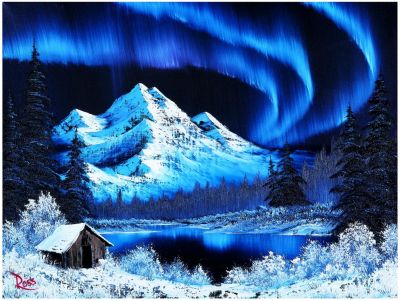 Bob Ross Northern Lights Puzzle For Adults And Kids   Aurora Borealis 1000 Piece Jigsaw Puzzle Toy   Interactive Brain Teaser for Family Game Night   28 x 20 Inches