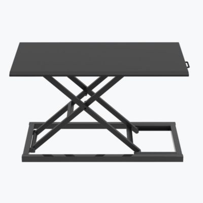 Luxor Pneumatic Standing Desk Converter - Black