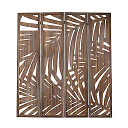 Proman Products Modern Decorative Palm Spring Folding Screen