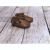 Laurenza&#39;s Girls Brown Leather Mary Janes