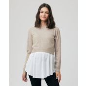 Ripe Maternity Sandy Detachable Ripe Maternity Nursing Knit  Latte