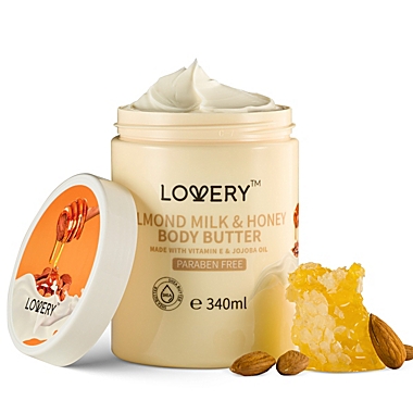 Lovery Almond Milk and Honey Whipped Body Butter - 2 Pack - 23 Ounces. View a larger version of this product image.