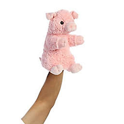 Aurora World Pinky The Pig Hand Puppet Plush, Pink