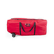 Northlight 56" Red EZ Roller Christmas Tree Storage Bag with Wheels