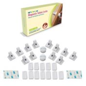 Enovoe Magnetic Locks - 12 Locks + 2 Keys - Magnetic Baby Safety Cabinet And Drawer