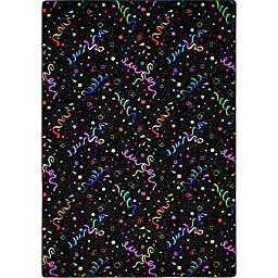 Joy Carpets Neon Lights Celebration 4' x 6' area rug  - Fluorescent