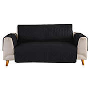Infinity Merch Waterproof Nonslip Couch Loveseat 3 Seater Black